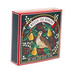 Partridge & Pear Christmas Gift Matches | 120 Matches | Christmas Decor