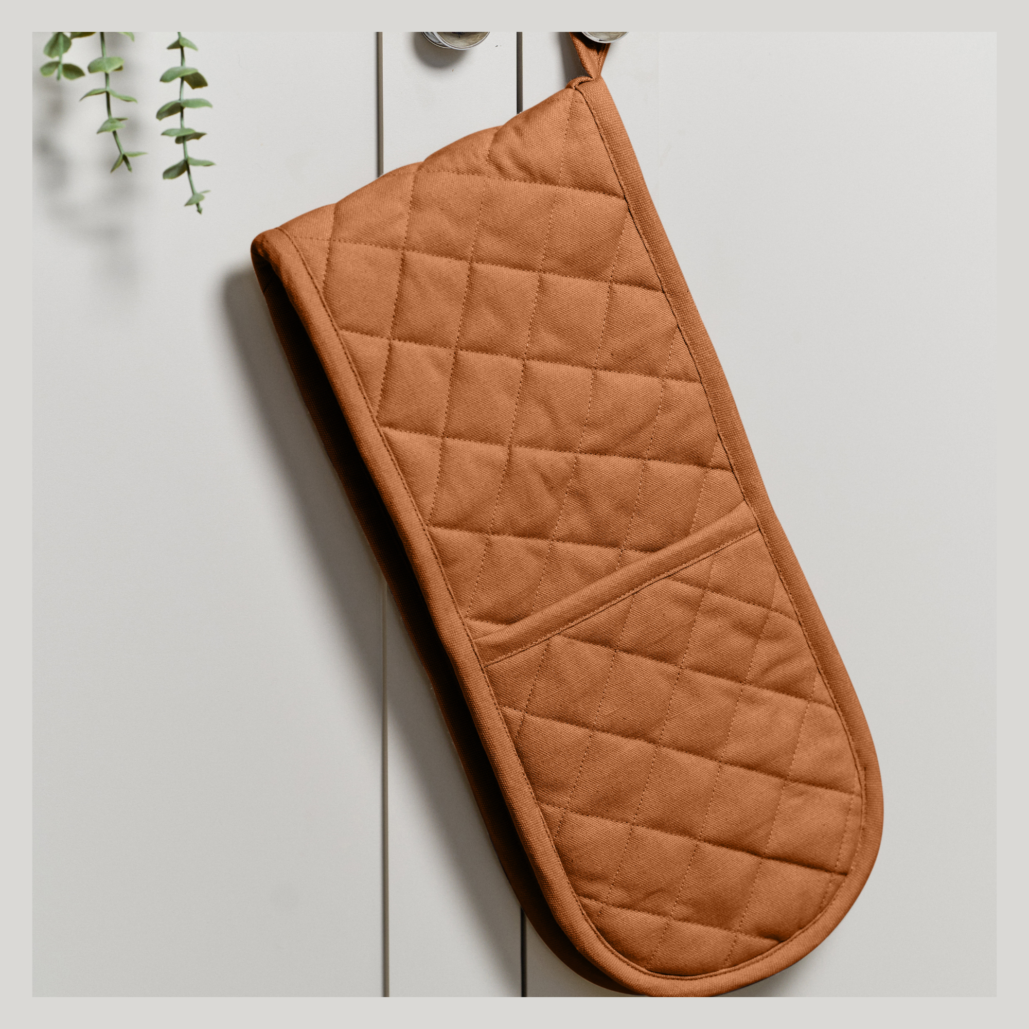 Love Colour Double Oven Gloves - Terracotta
