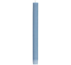 Blue candle on a white background