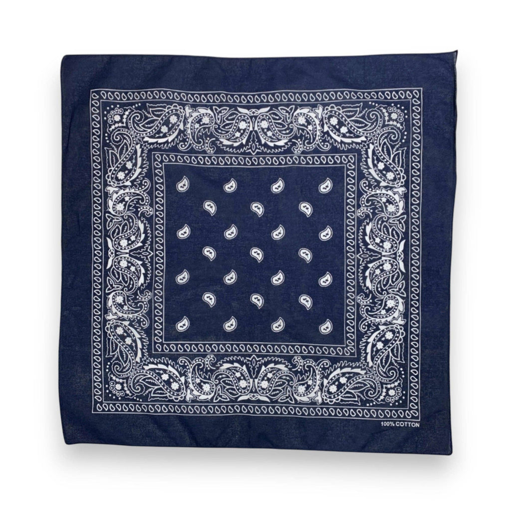Fisherman's Cotton Neck Scarf Bandana | Navy - All Good Things