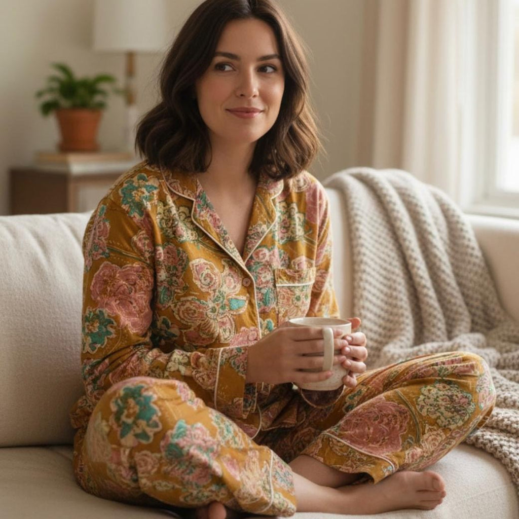 Floral Cotton Pyjamas - All Good Things