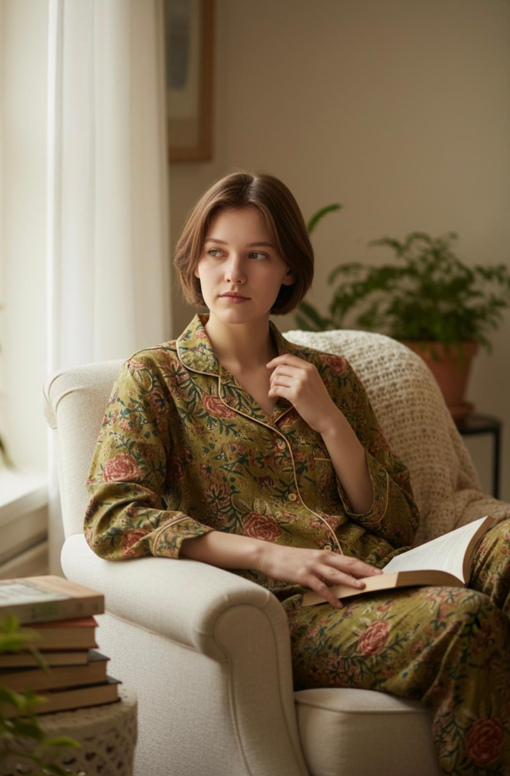 Floral Cotton Pyjamas - All Good Things