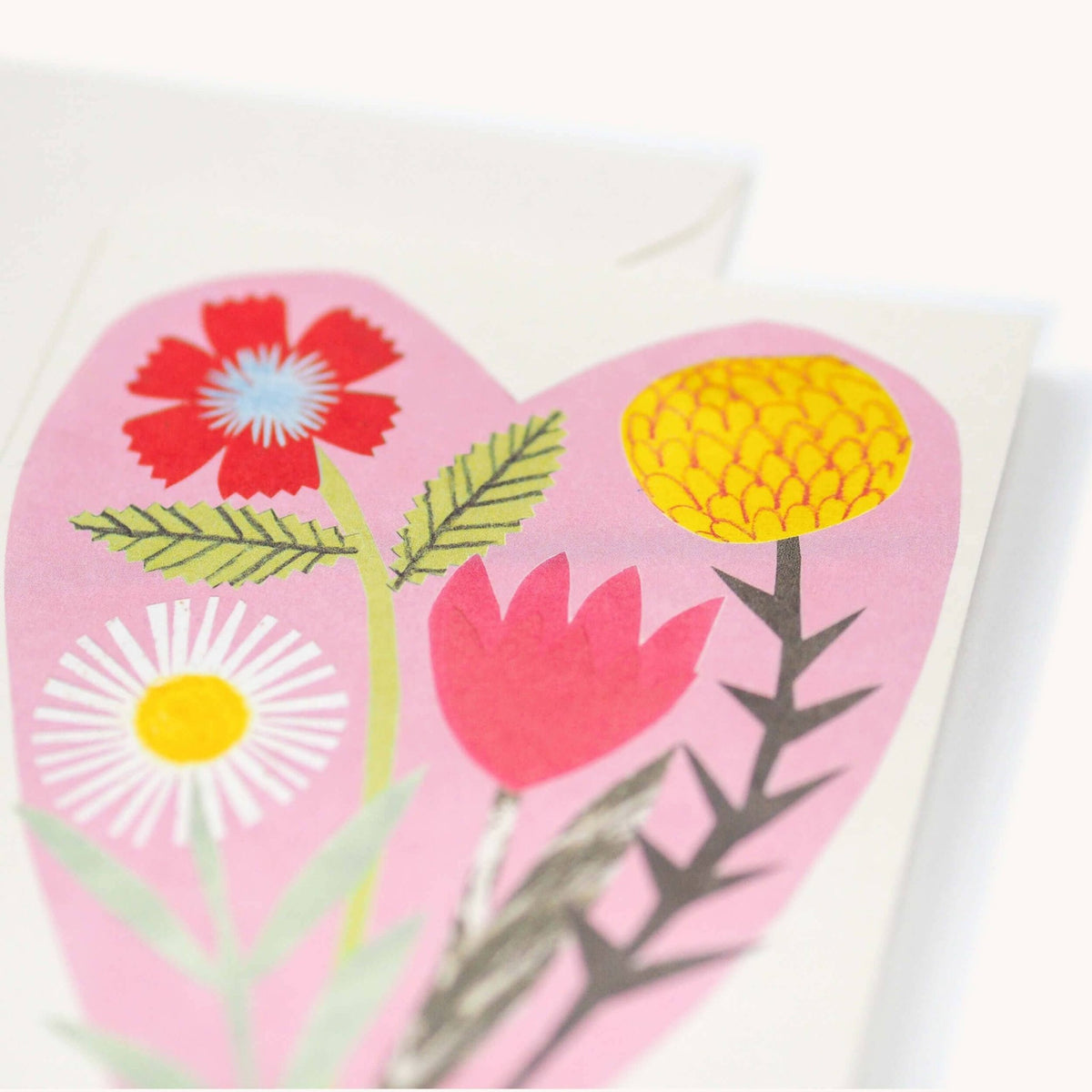 Floral Heart Card - All Good Things