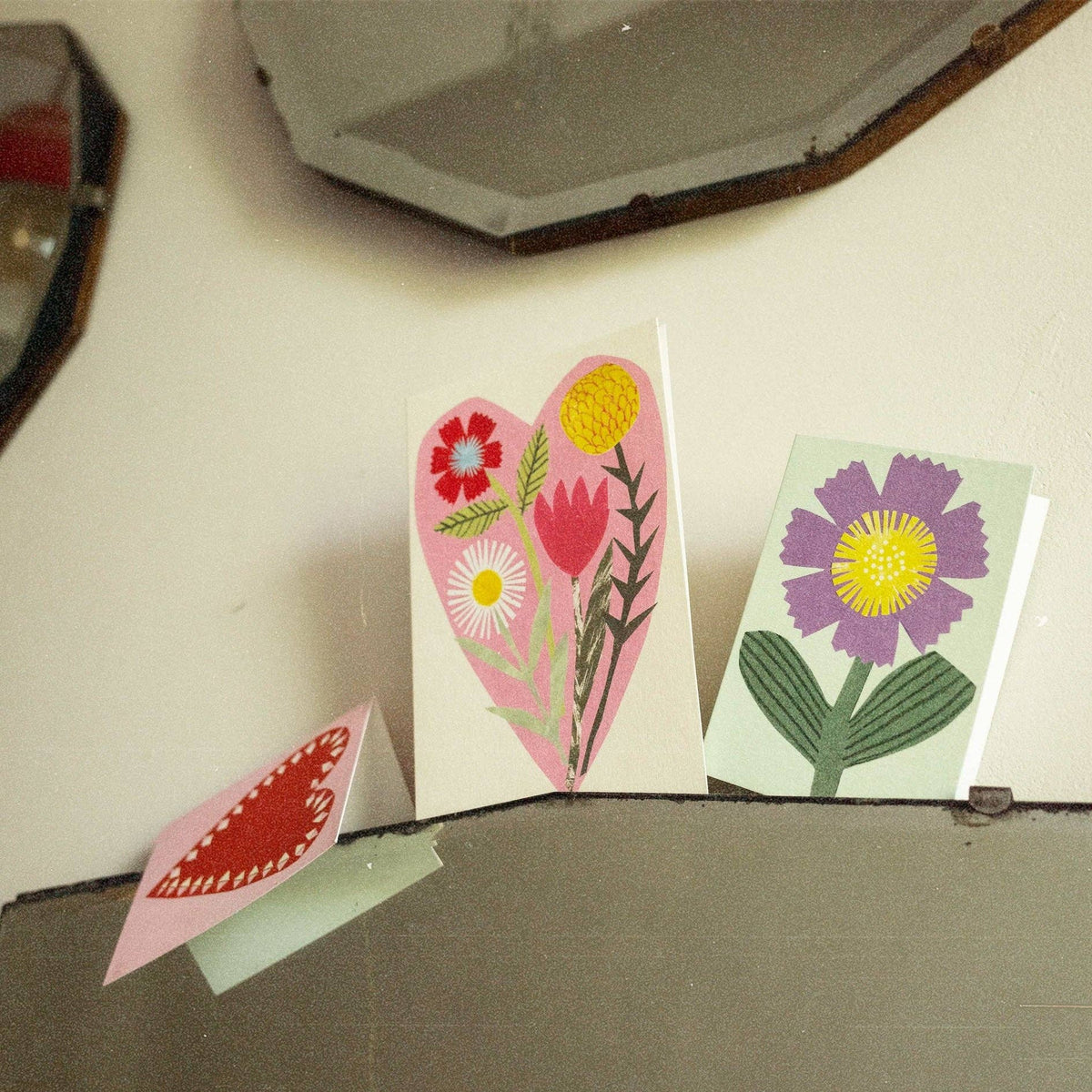 Floral Heart Card - All Good Things
