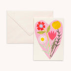 Floral Heart Card - All Good Things
