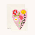 Floral Heart Card - All Good Things