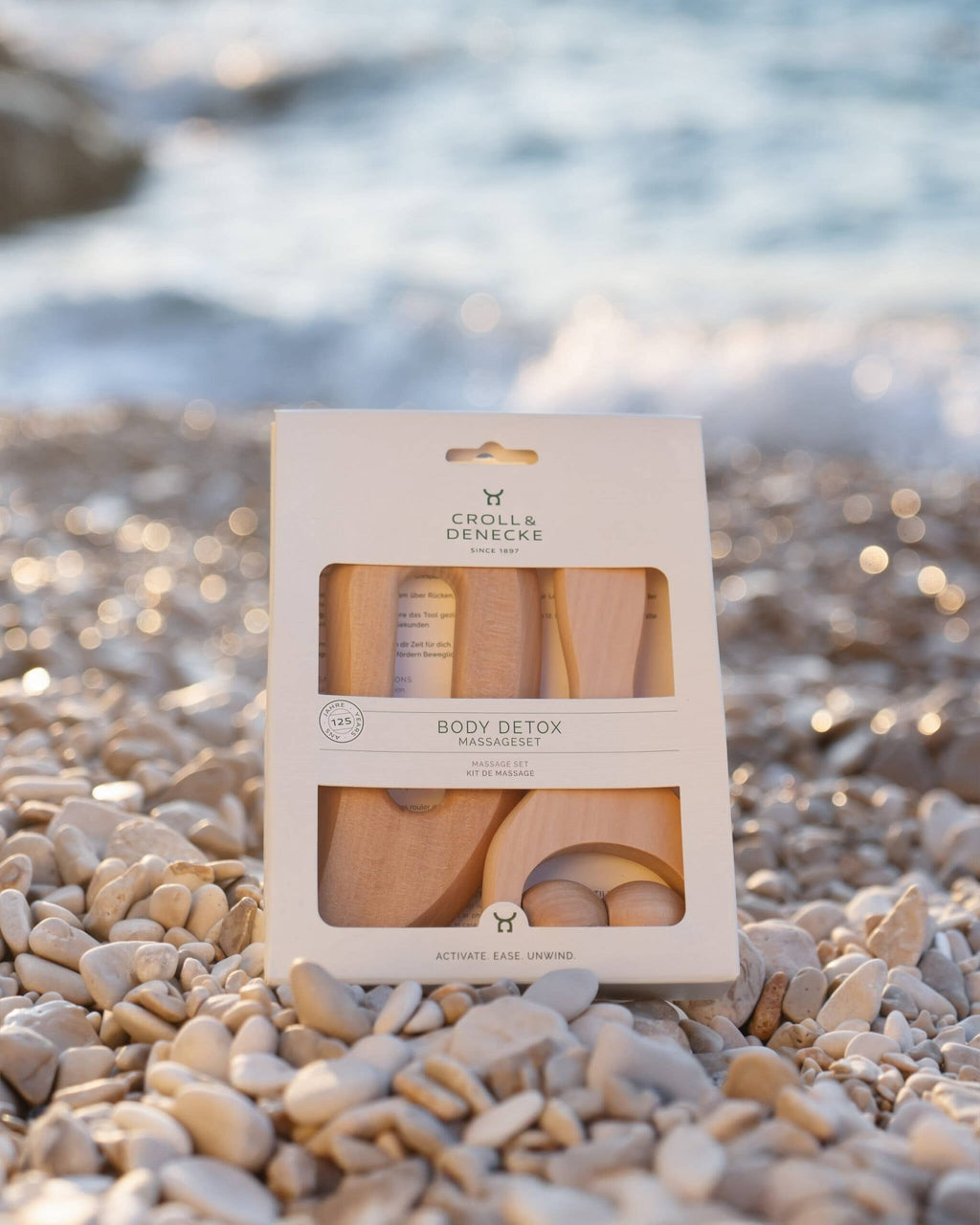 Full Body Detox Set made of lotus wood | fascia roller & triggerp - All Good Things