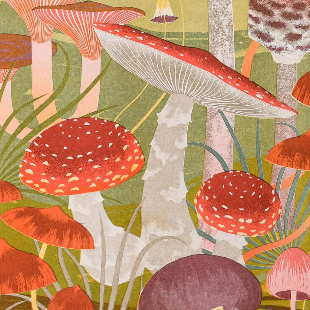 Fungi | A3 Risograph Print, wall art | Mushroom, Autumn - All Good Things