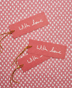Gift Tags - Set of 8 With Love Pink - All Good Things