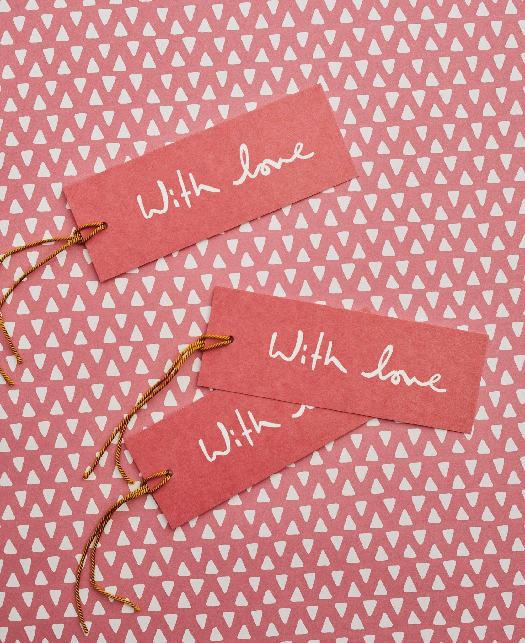 Gift Tags - Set of 8 With Love Pink - All Good Things