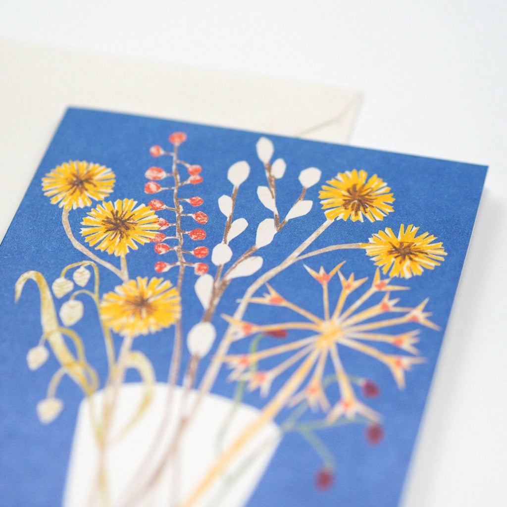 Glass Vase Card - All Good Things