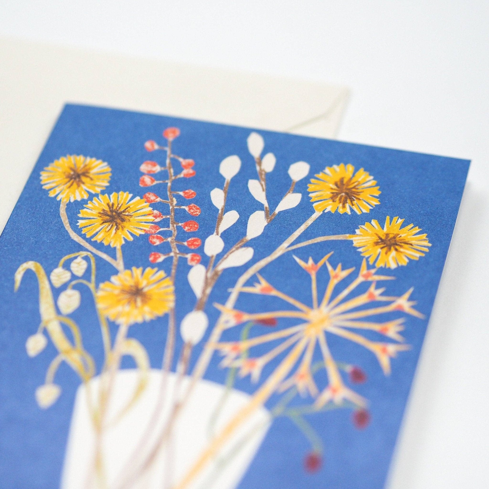 Glass Vase Card - All Good Things
