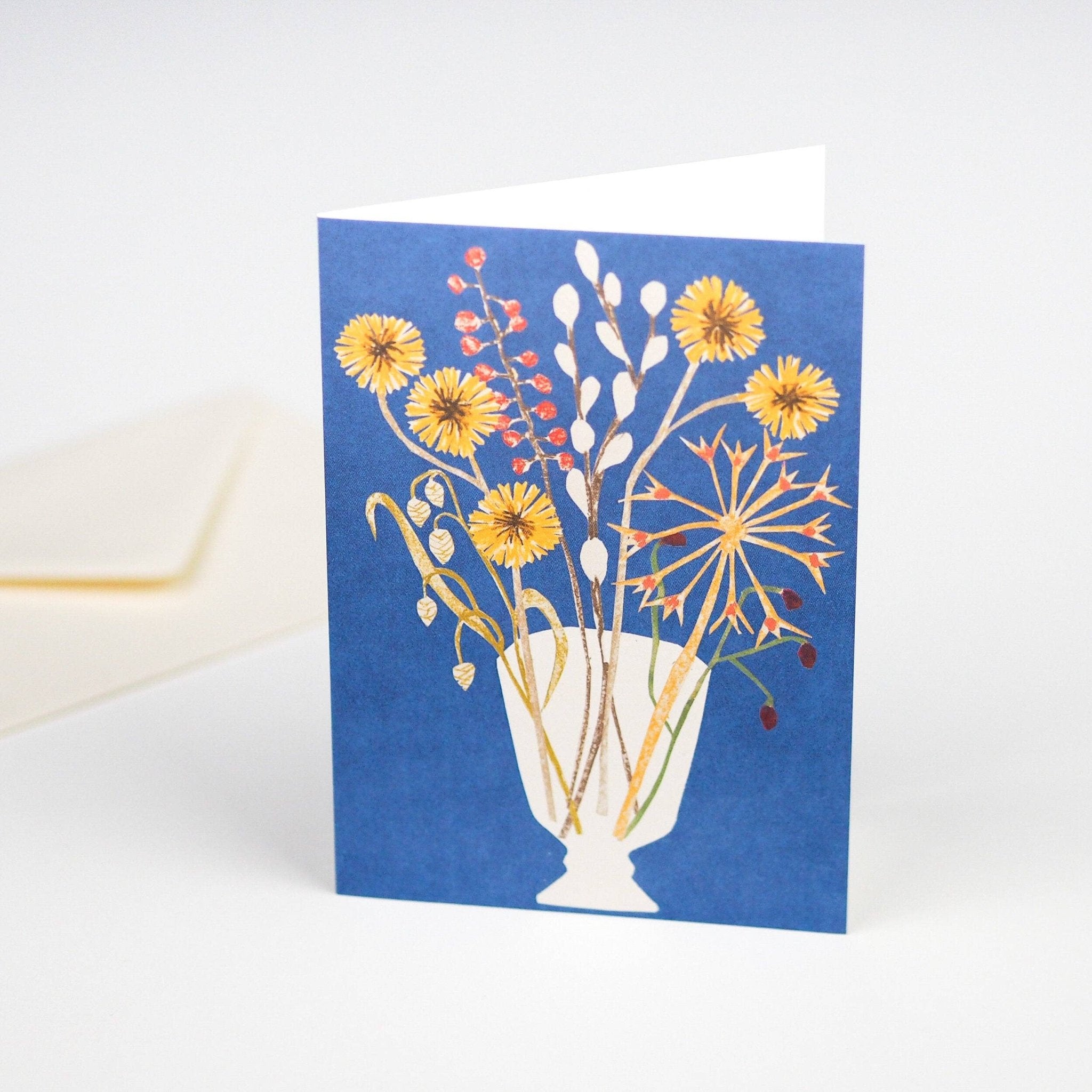 Glass Vase Card - All Good Things