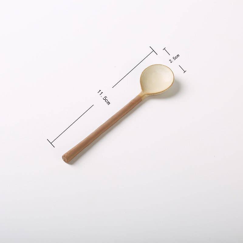 Gohobi Handmade Ceramic Tea Spoon - All Good Things