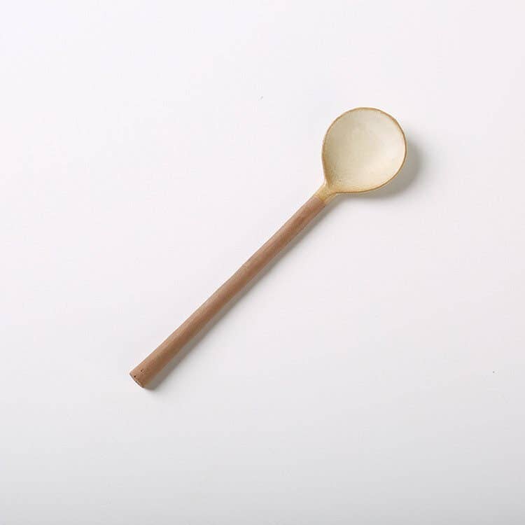 Gohobi Handmade Ceramic Tea Spoon - All Good Things