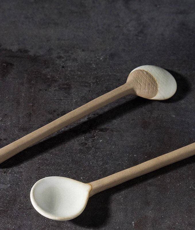 Gohobi Handmade Ceramic Tea Spoon - All Good Things
