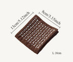 Gohobi Handmade Woven Cotton and Linen Gongfu Tea Towel: Coffee - All Good Things