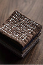 Gohobi Handmade Woven Cotton and Linen Gongfu Tea Towel: Light Green - All Good Things