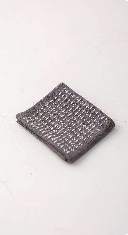 Gohobi Handmade Woven Cotton and Linen Gongfu Tea Towel: Light Green - All Good Things