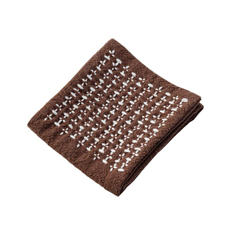 Gohobi Handmade Woven Cotton and Linen Gongfu Tea Towel: Light Green - All Good Things