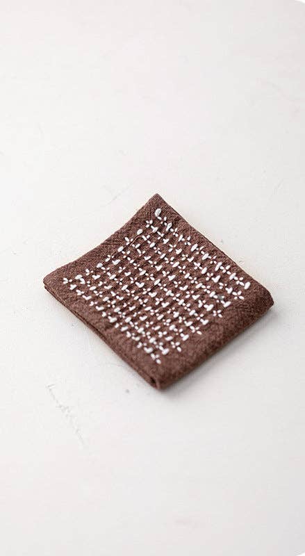 Gohobi Handmade Woven Cotton and Linen Gongfu Tea Towel: Light Green - All Good Things