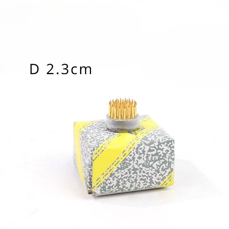 Gohobi Ikebana Kenzan Stainless Steel Flower Stand Flower Holder: 3.4 cm - All Good Things