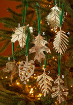 Gold Metal Botanical Leaf Decoration - All Good Things