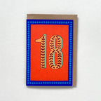 Greetings card - Happy 18th Birthday - Red - All Good Things