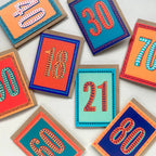 Greetings Card - Happy 60th Birthday - Blue - All Good Things