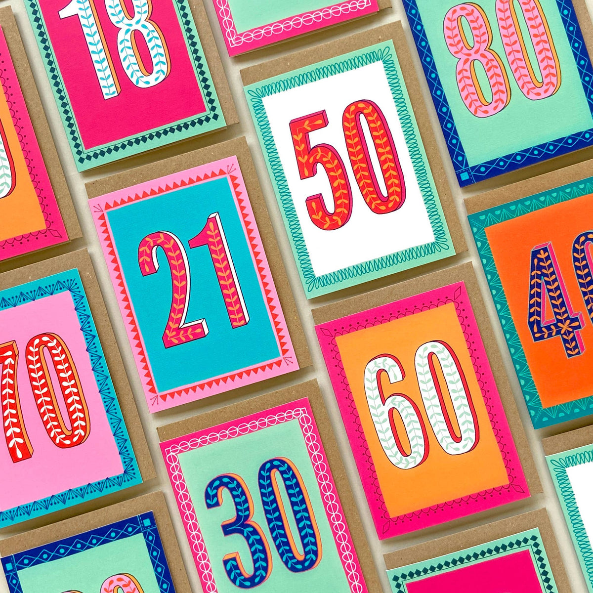 Greetings Card - Happy 70th Birthday Pink - All Good Things