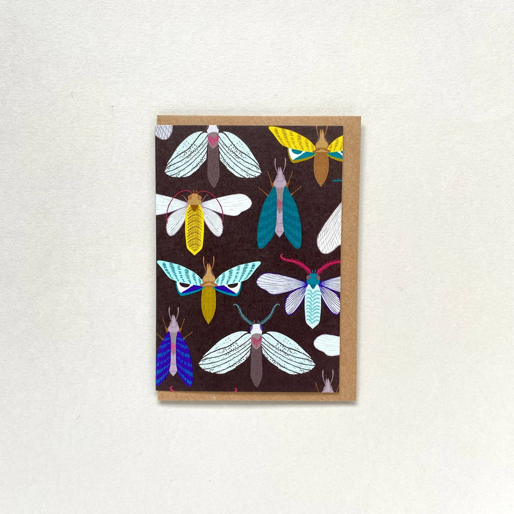 Greetings card - moths - All Good Things