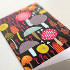 Greetings card - toadstool & mushroom - All Good Things