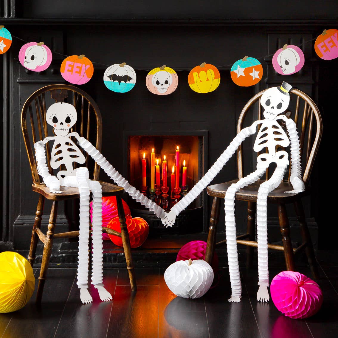 Halloween Skeleton Decorations | 2 Pack | Halloween Decor | - All Good Things