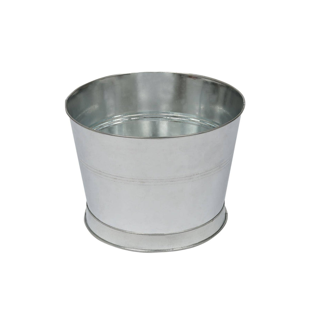 Handmade Galvanized Iron Ice Bucket - 26.5cm - By Rink Drink: Silver - All Good Things