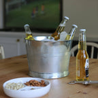 Handmade Galvanized Iron Ice Bucket - 26.5cm - By Rink Drink: Silver - All Good Things