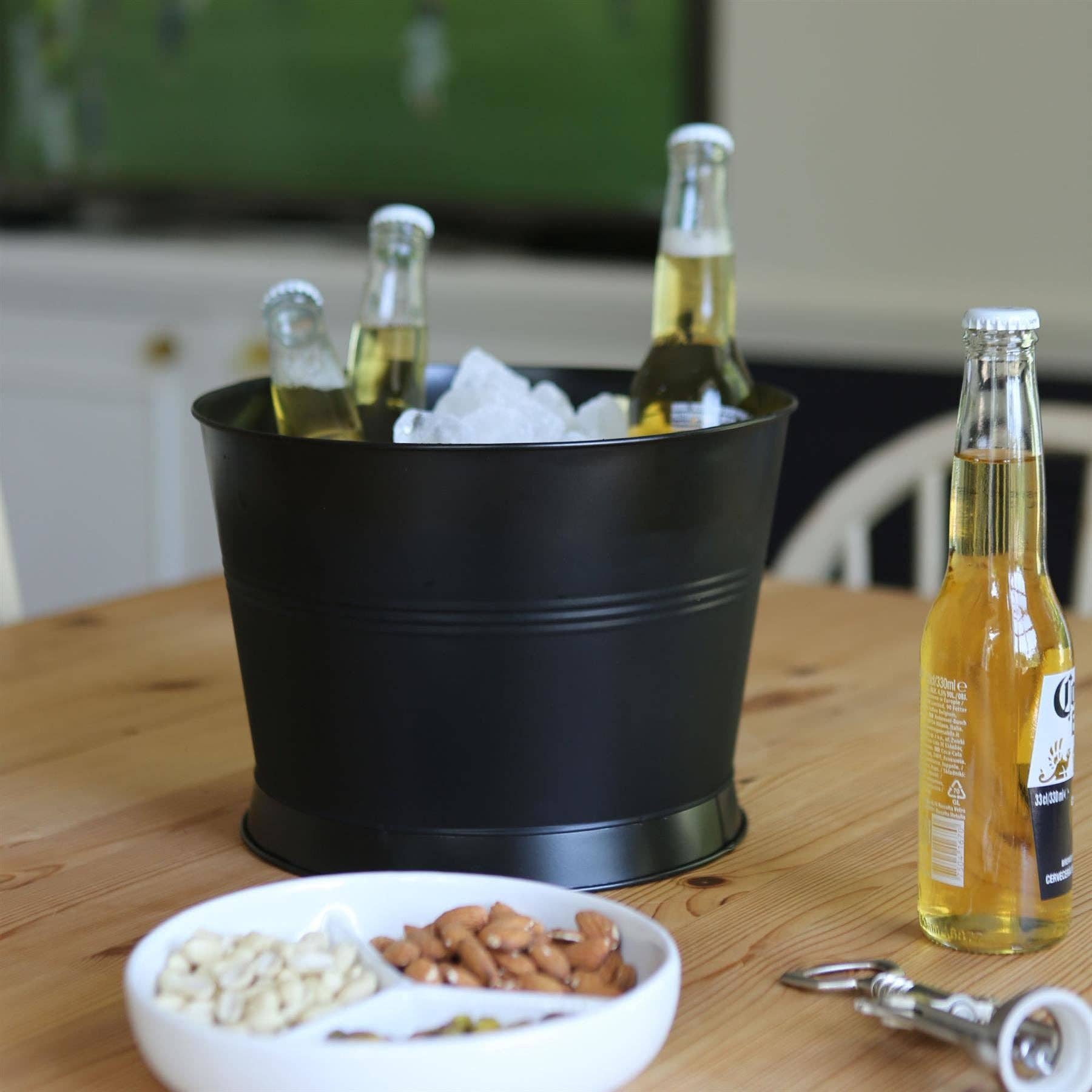 Handmade Galvanized Iron Ice Bucket - 26.5cm - By Rink Drink: Silver - All Good Things