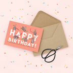 Happy Birthday Rabbits Greeting Card | Rabbit Birthday Card - All Good Things