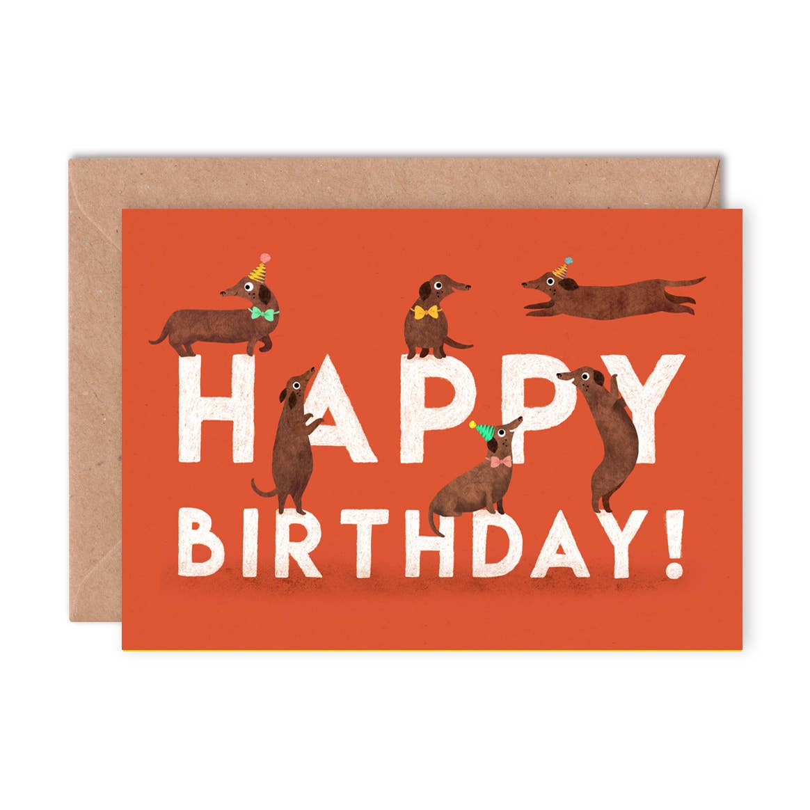 Happy Birthday Sausage Dog Birthday Card - All Good Things