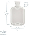 Harbour Housewares Hot Water Bottle - 2 Litres - Cream - All Good Things