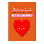 Heart Printed Wooden Fridge Magnet - All Good Things
