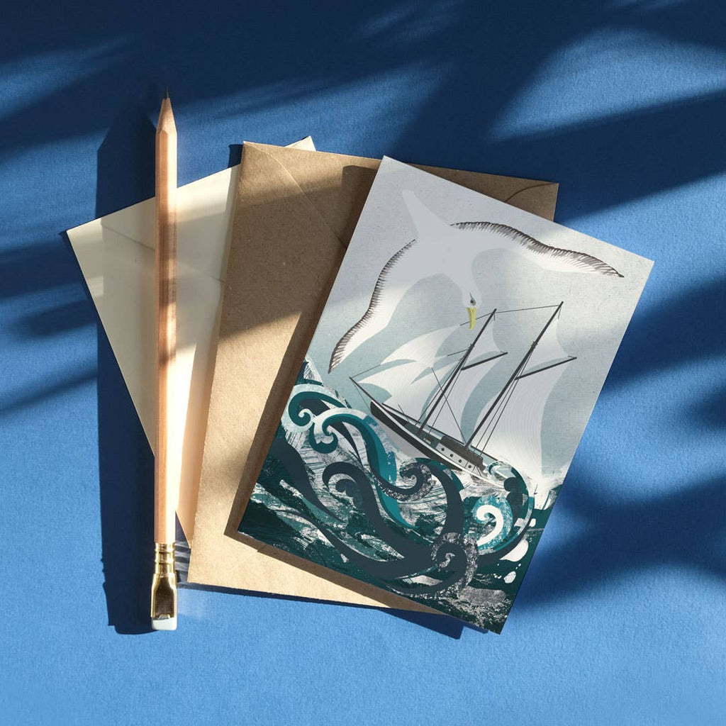 High Seas | Everyday greetings card | Seaside, maritime - All Good Things