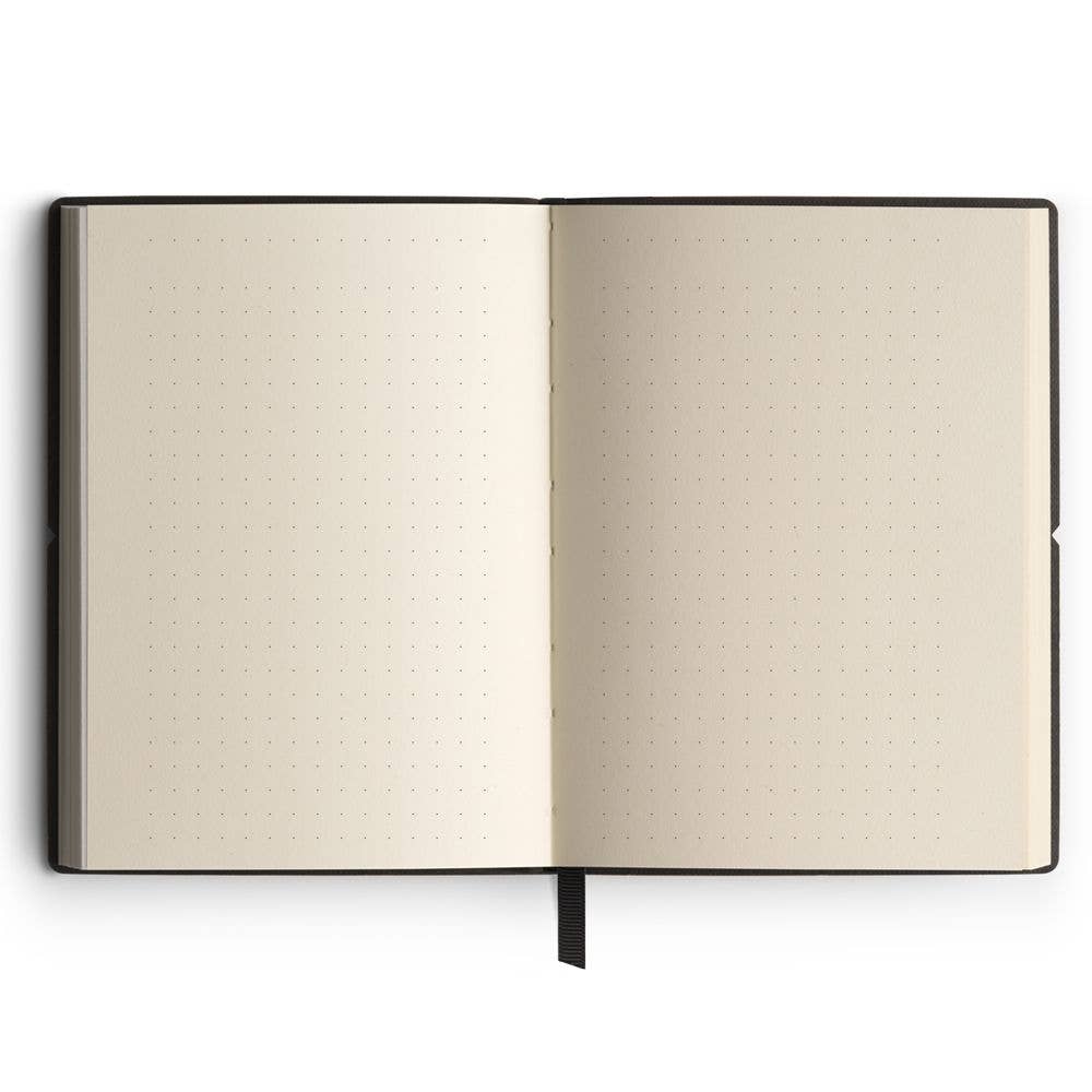 Italian Handmade Vegan Leather Classic Notebook B6 | Green | Plain - All Good Things