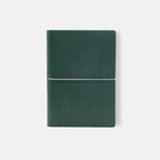 Italian Handmade Vegan Leather Classic Notebook B6 | Green | Plain - All Good Things