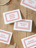 Just Married Wedding Card | Cross Stitch | Screen Print Art: No (Naked) - All Good Things