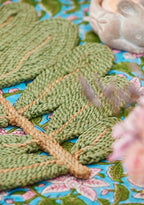 Jute Leaf Placemat Table Centre - All Good Things