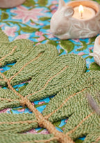 Jute Leaf Placemat Table Centre - All Good Things