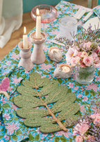 Jute Leaf Placemat Table Centre - All Good Things