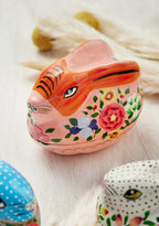 Kashmiri Floral Bunny Handpainted Easter Gift Box - All Good Things
