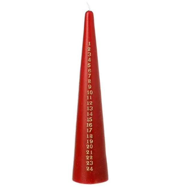 Large Red Advent Candle
