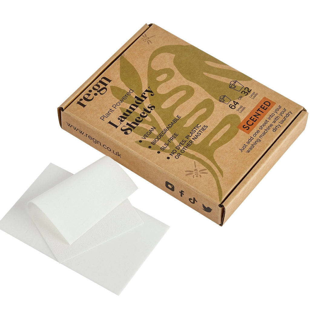 Laundry Detergent Sheets - Pack of 64 (Plastic - Free): Naturally Scented - All Good Things